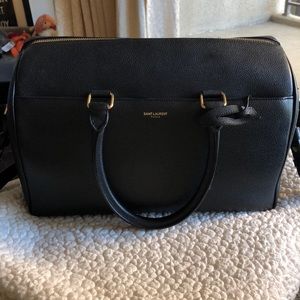 Saint Laurent Classic Duffle 6 Bag in Black